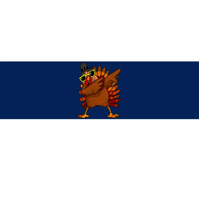 Dabbing Turkey, Thanksgiving Funny Cute Bumper Sticker