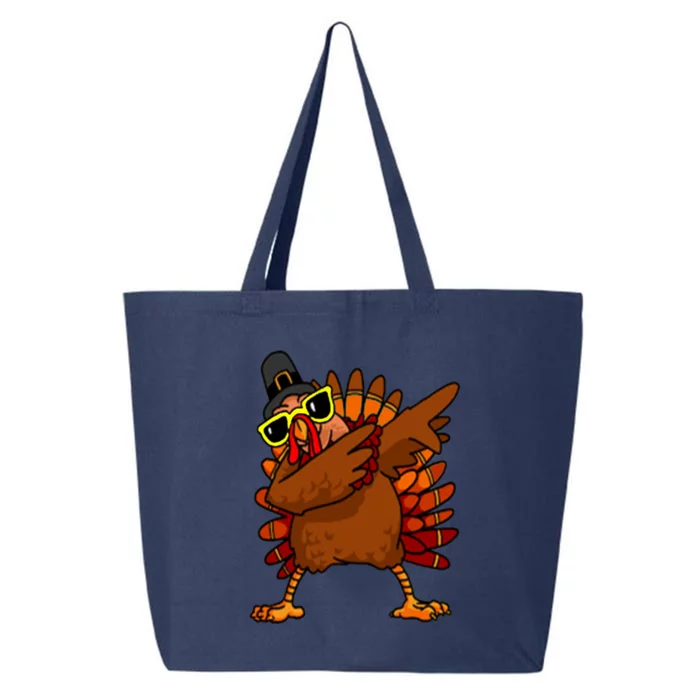 Dabbing Turkey, Thanksgiving Funny Cute 25L Jumbo Tote