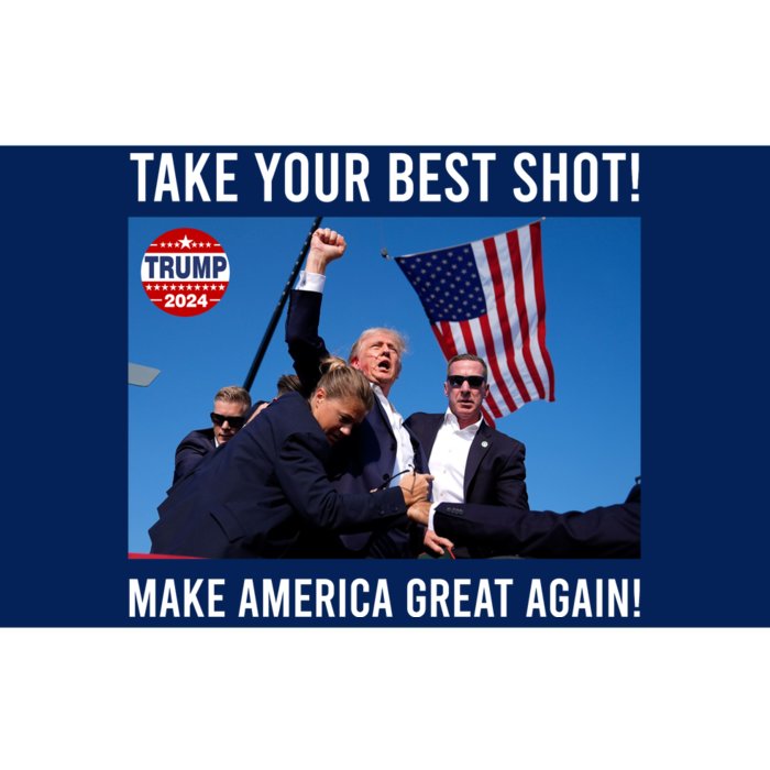 Donald Trump Take Your Best Shot Make America Great Again Bumper Sticker