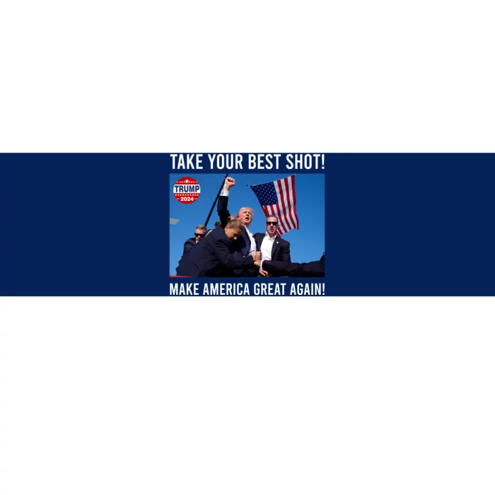 Donald Trump Take Your Best Shot Make America Great Again Bumper Sticker