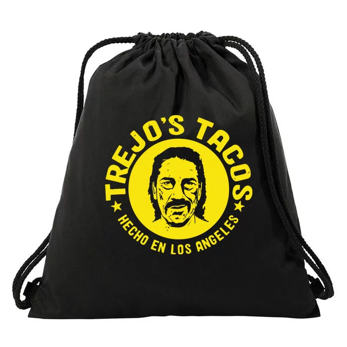 Danny TrejoS Tacos Hecho En Los Angeles Drawstring Bag