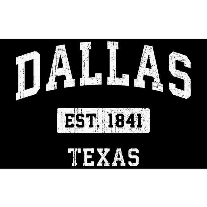 Dallas Texas Tx Vintage Athletic Sports Design Bumper Sticker