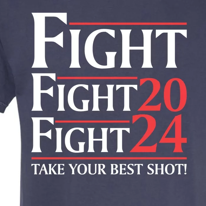 Donald Trump Take Your Best Shot 2024 Garment-Dyed Heavyweight T-Shirt