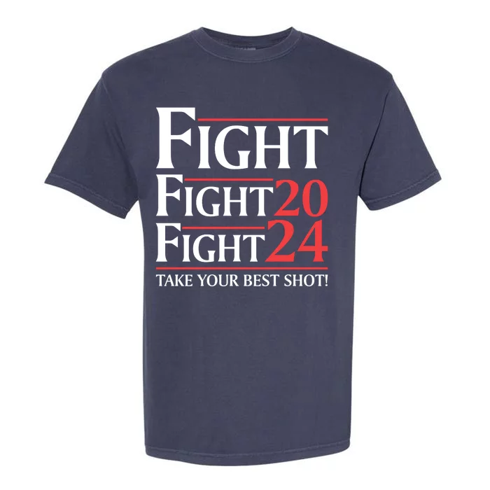 Donald Trump Take Your Best Shot 2024 Garment-Dyed Heavyweight T-Shirt