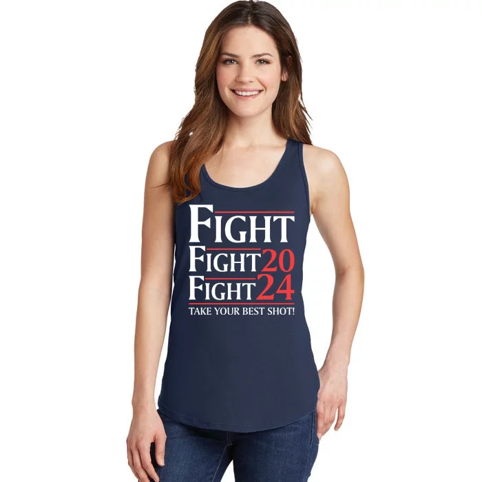 Donald Trump Take Your Best Shot 2024 Ladies Essential Tank