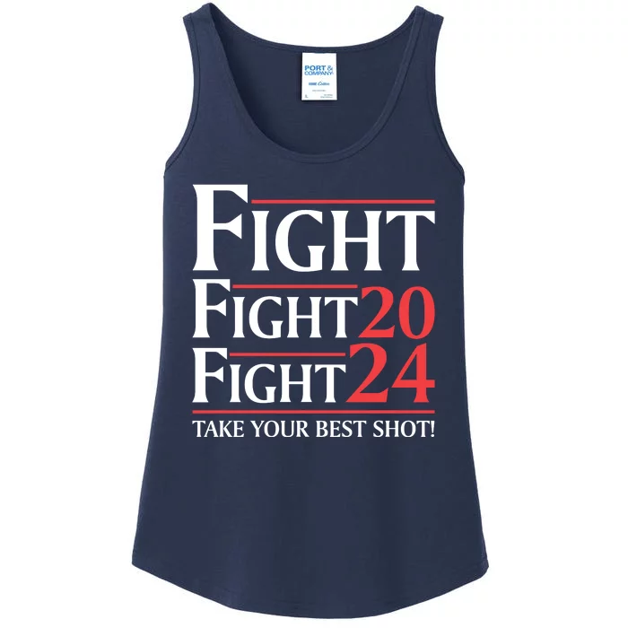 Donald Trump Take Your Best Shot 2024 Ladies Essential Tank