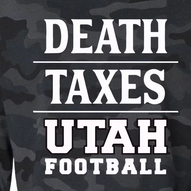 Death Texas Utah Football Cropped Pullover Crew