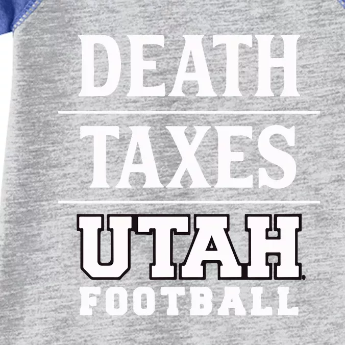 Death Texas Utah Football Infant Baby Jersey Bodysuit