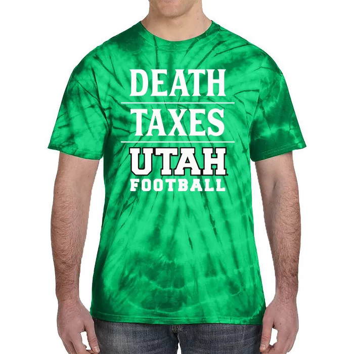 Death Texas Utah Football Tie-Dye T-Shirt