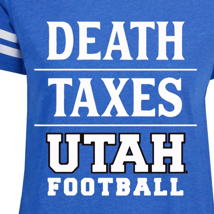 Death Texas Utah Football Enza Ladies Jersey Football T-Shirt