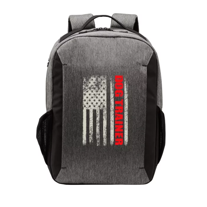 Dog Trainer Usa Flag Dog Training Fun K9 Training Show Dog Vector Backpack