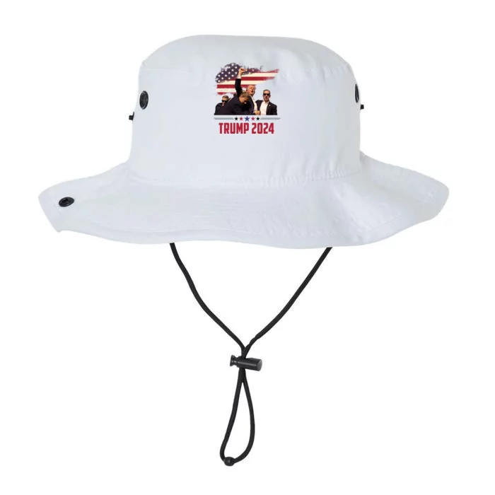 Donald Trump Usa Flag Fist Fight Election 2024 Legacy Cool Fit Booney Bucket Hat