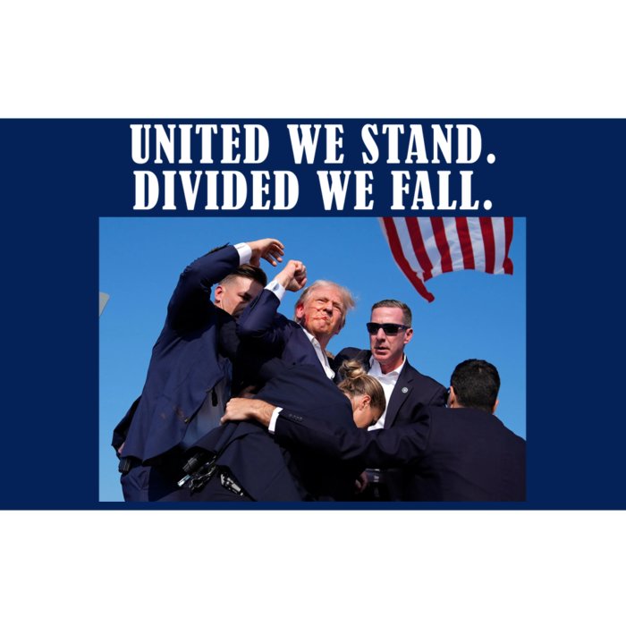 Donald Trump United We Stand Dived We Fall Bumper Sticker