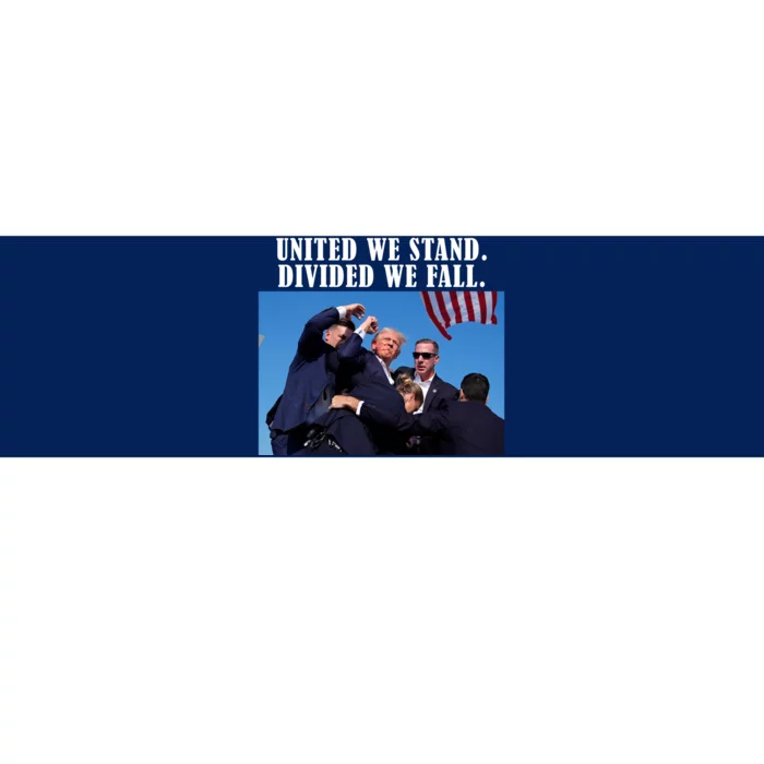 Donald Trump United We Stand Dived We Fall Bumper Sticker