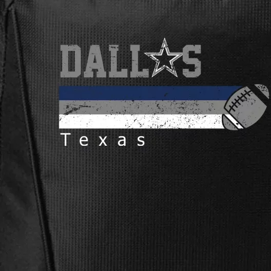 Dallas Texas Vintage Retro Football City Backpack