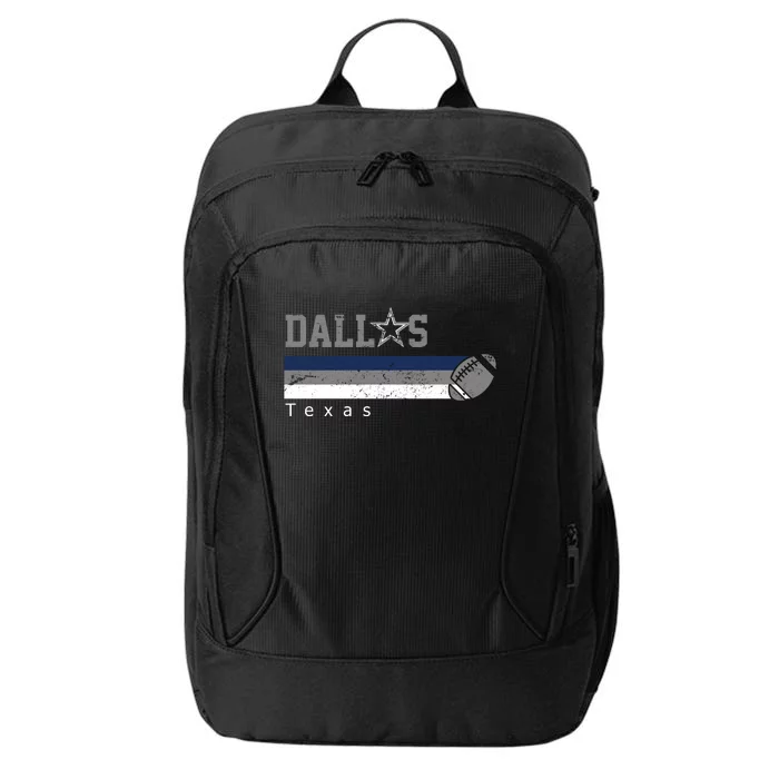 Dallas Texas Vintage Retro Football City Backpack