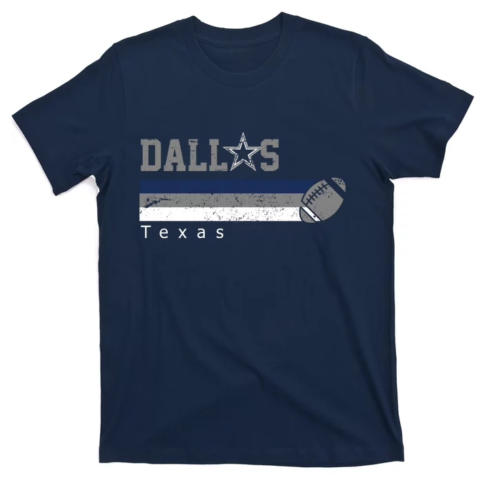 Dallas Texas Vintage Retro Football T-Shirt