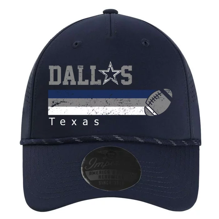 Dallas Texas Vintage Retro Football Performance The Dyno Cap