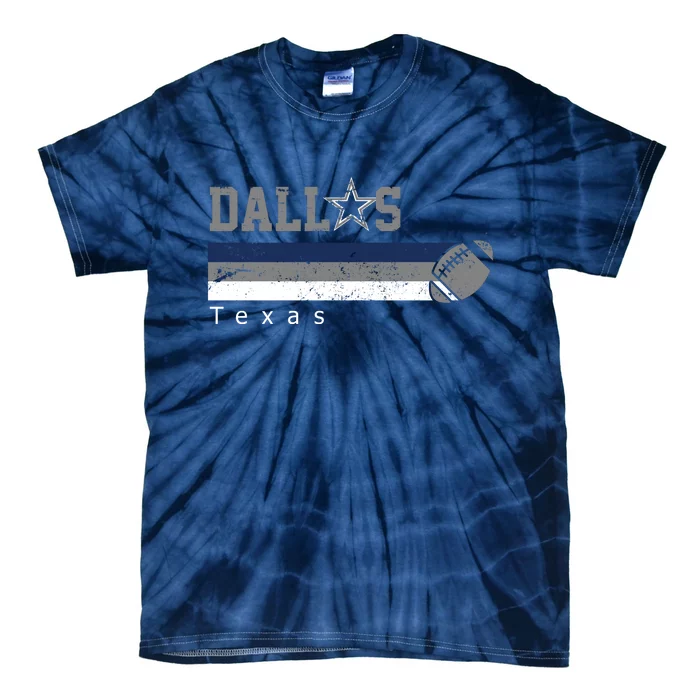 Dallas Texas Vintage Retro Football Tie-Dye T-Shirt