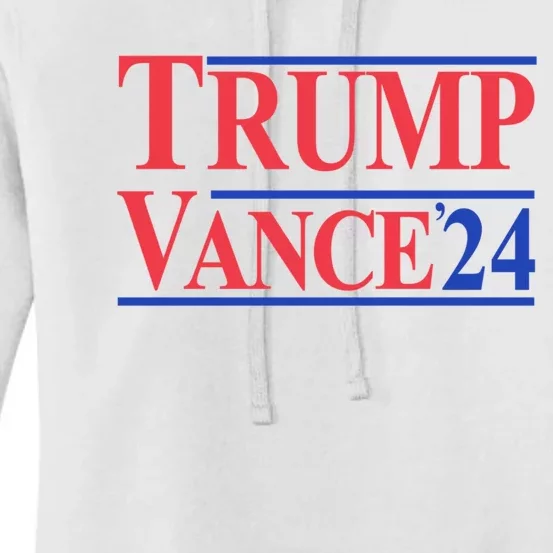 Donald Trump Vance 2024 Retro Stripe Trump Vance Women's Pullover Hoodie