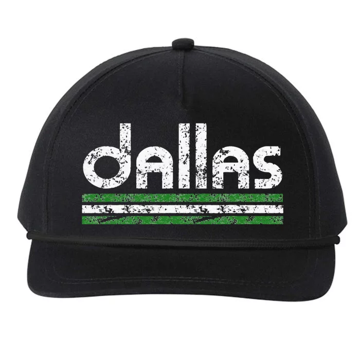 Dallas Texas Vintage Weathered Throwback Snapback Five-Panel Rope Hat