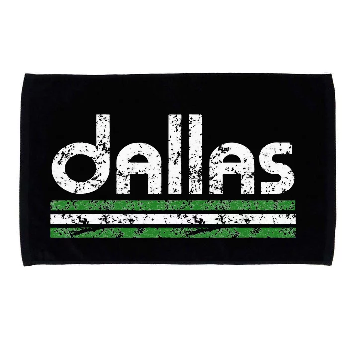 Dallas Texas Vintage Weathered Throwback Microfiber Hand Towel