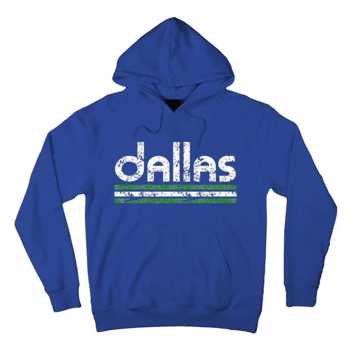 Dallas Texas Vintage Weathered Throwback Tall Hoodie