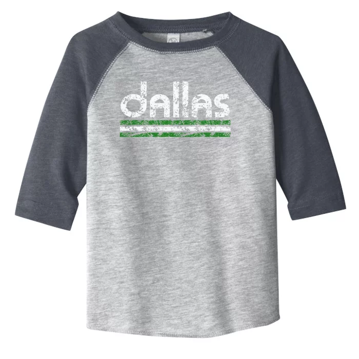 Dallas Texas Vintage Weathered Throwback Toddler Fine Jersey T-Shirt