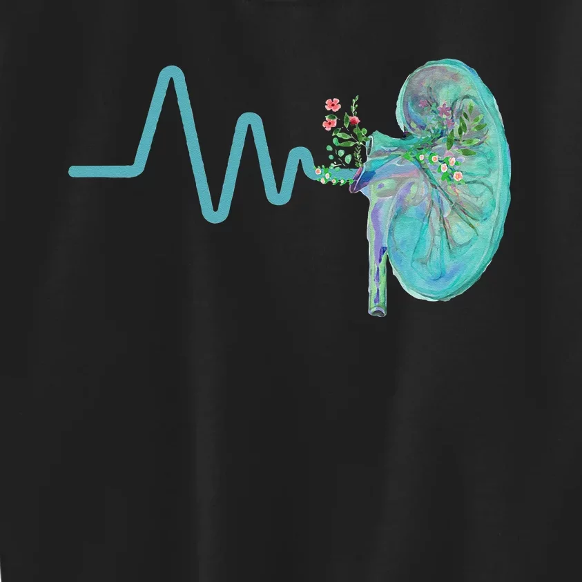 Dialysis Technician Week Kidney Team Tech Nurse Heartbeat RN Kids Sweatshirt