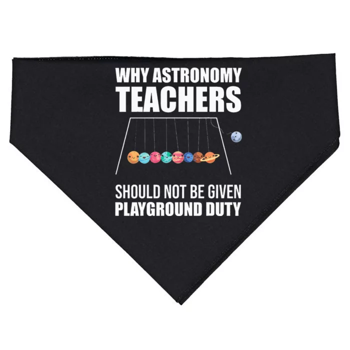 Discover the Wonders of Space with Astronomy Teachers USA-Made Doggie Bandana