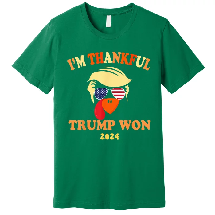 Donald Trump Wins Us Presidency Trump Won 2024 Usa President Premium T-Shirt