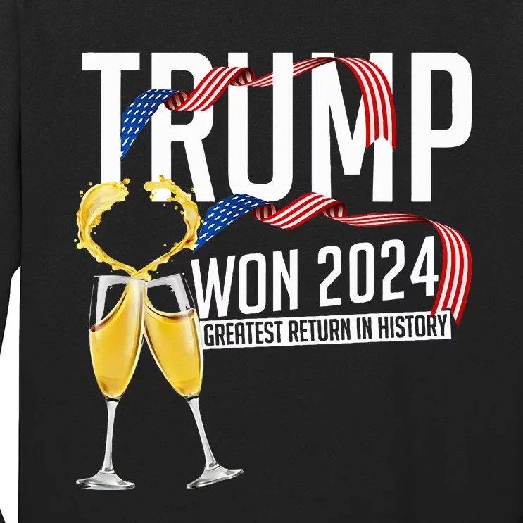 Donald Trump Won 2024 Election Inauguration Long Sleeve Shirt