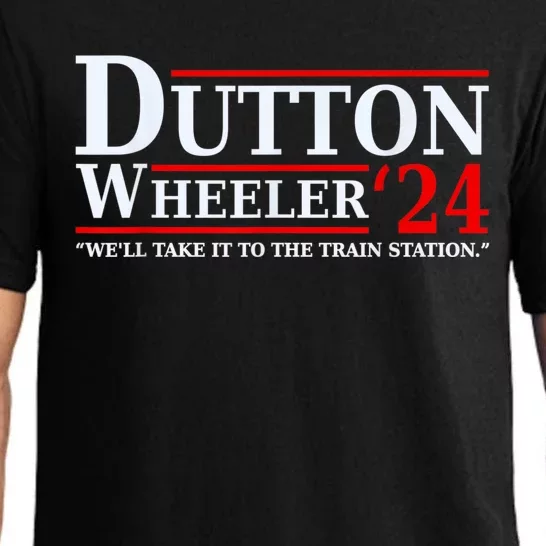 Dut Ton Wheeler 2024 We’ll Take It To The Train Station Pajama Set