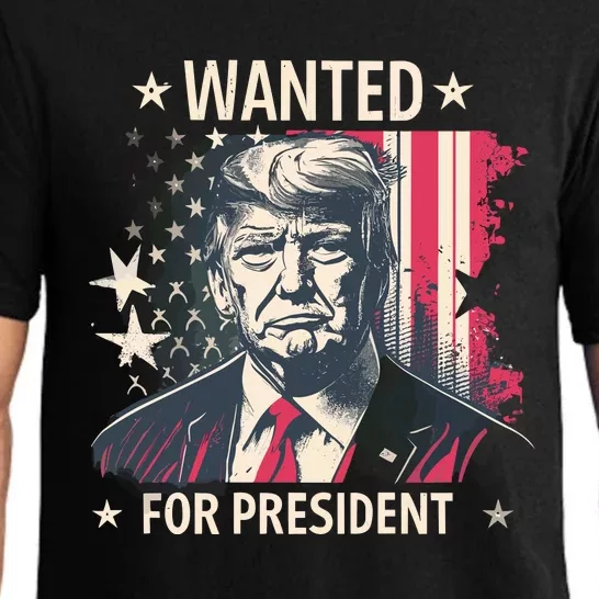 Donald Trump Wanted For President Pajama Set