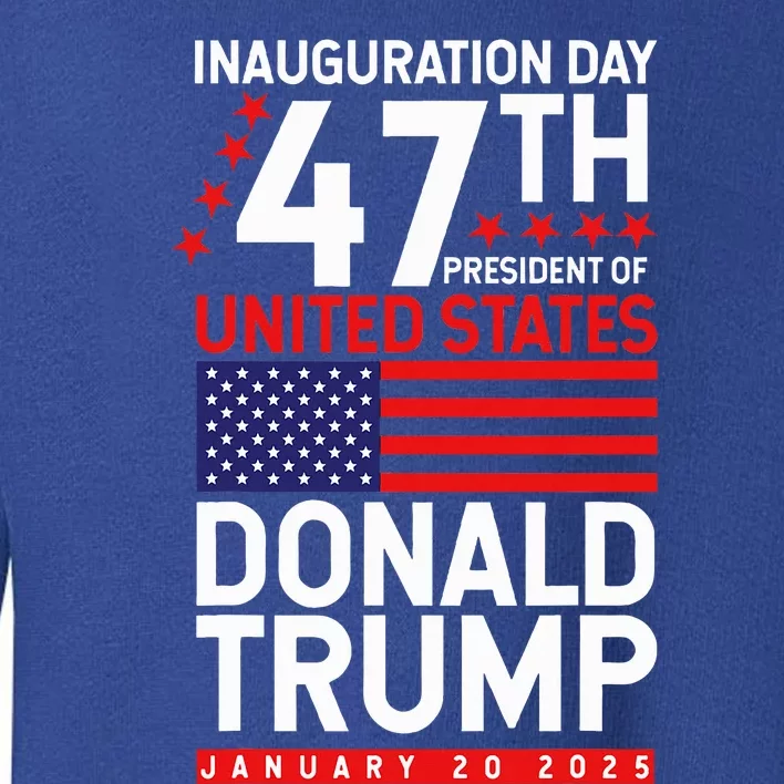 Donald Trump Won 2024 Election Inauguration Toddler Sweatshirt