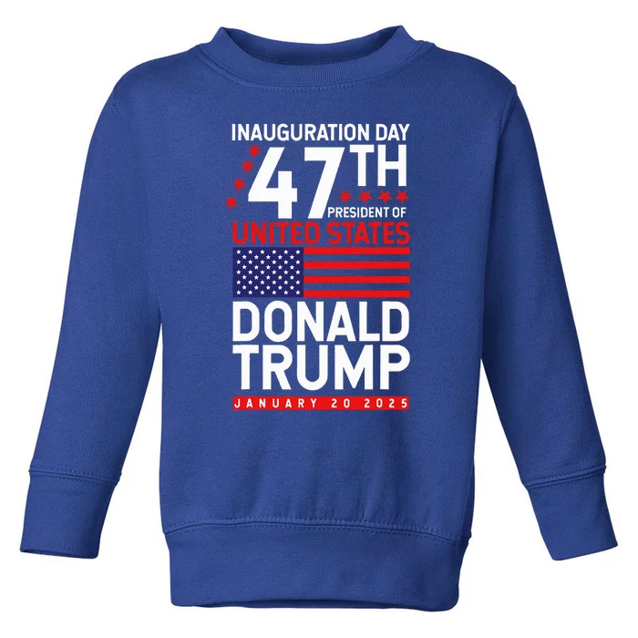 Donald Trump Won 2024 Election Inauguration Toddler Sweatshirt