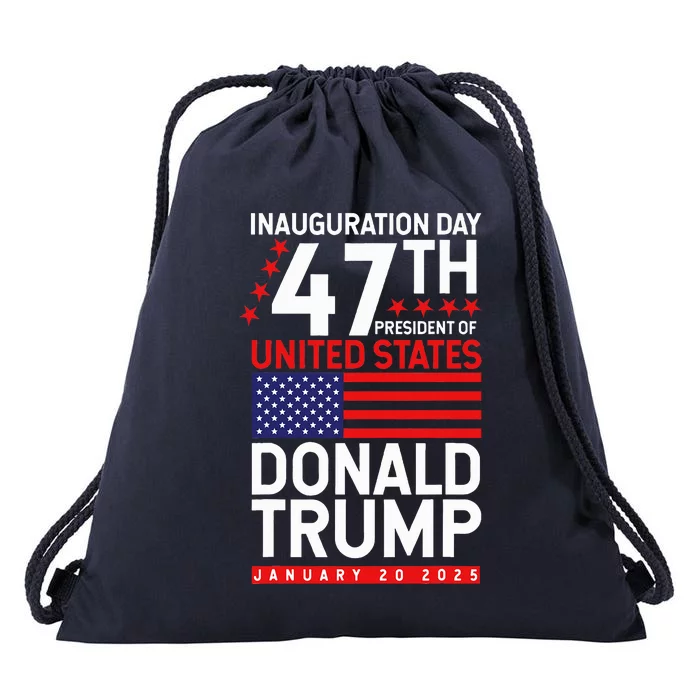 Donald Trump Won 2024 Election Inauguration Drawstring Bag