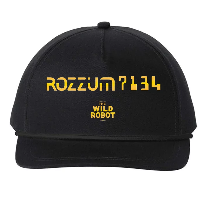 Dreamworks The Wild Robot Rozzum 7134 Snapback Five-Panel Rope Hat