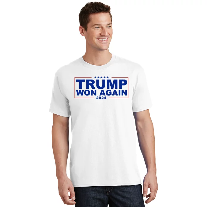 Donald Trump Won Again 2024 President T-Shirt