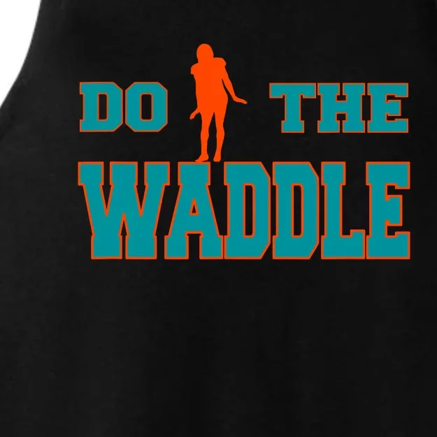 Do The Waddle Football Dance Ladies Tri-Blend Wicking Tank