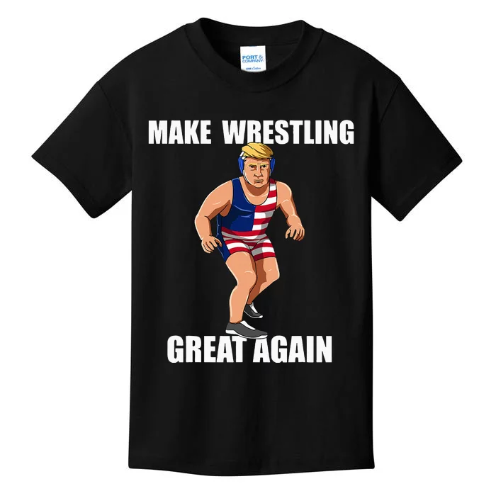 Donald Trump Wrestling Gift Kids T-Shirt