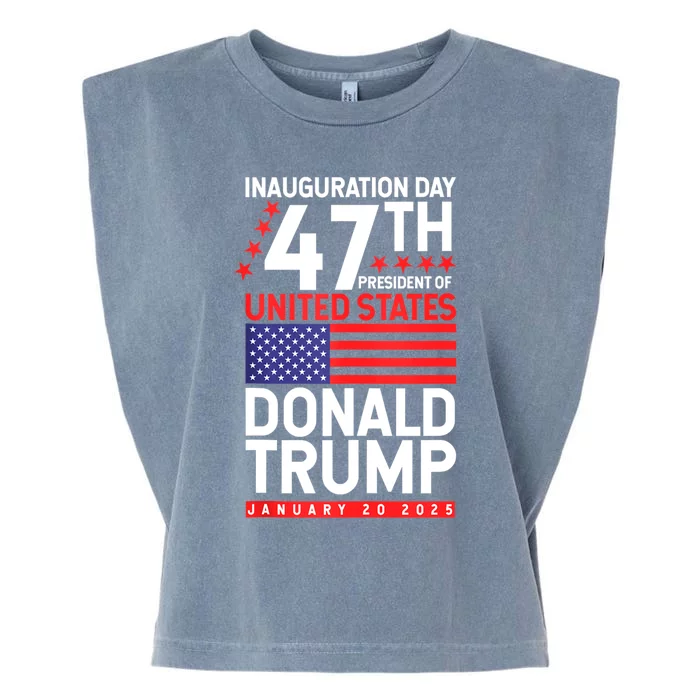 Donald Trump Won 2024 Election Inauguration Garment-Dyed Women's Muscle Tee