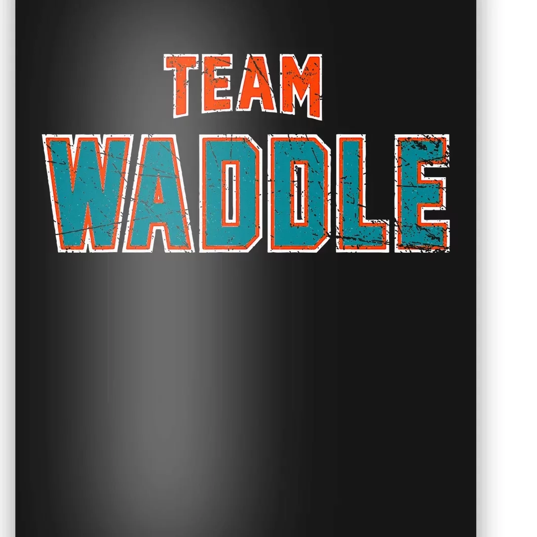 Distressed Team Waddle Surname Proud Family Last Name Poster