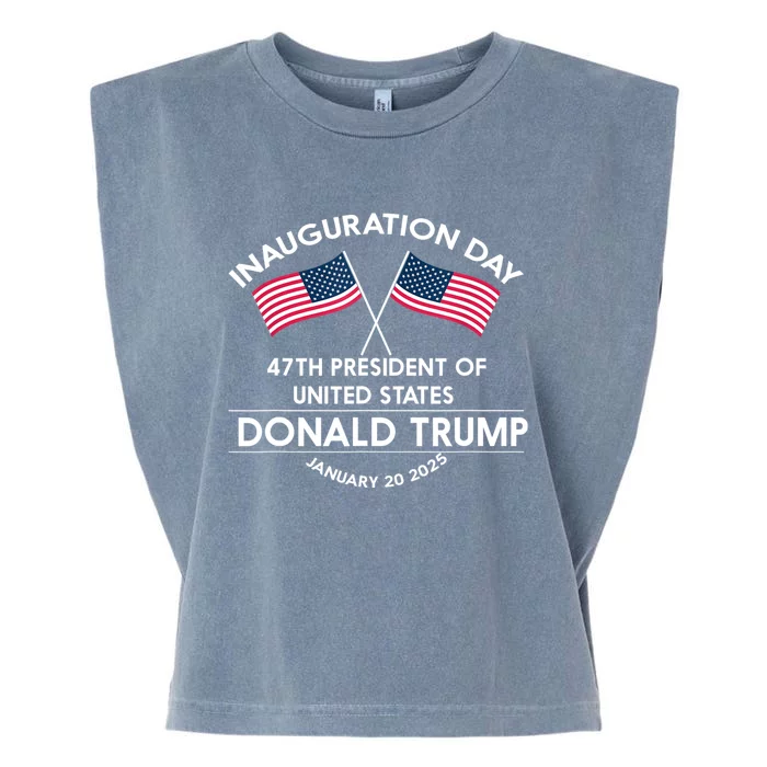 Donald Trump Won 2024 Election Inauguration Garment-Dyed Women's Muscle Tee