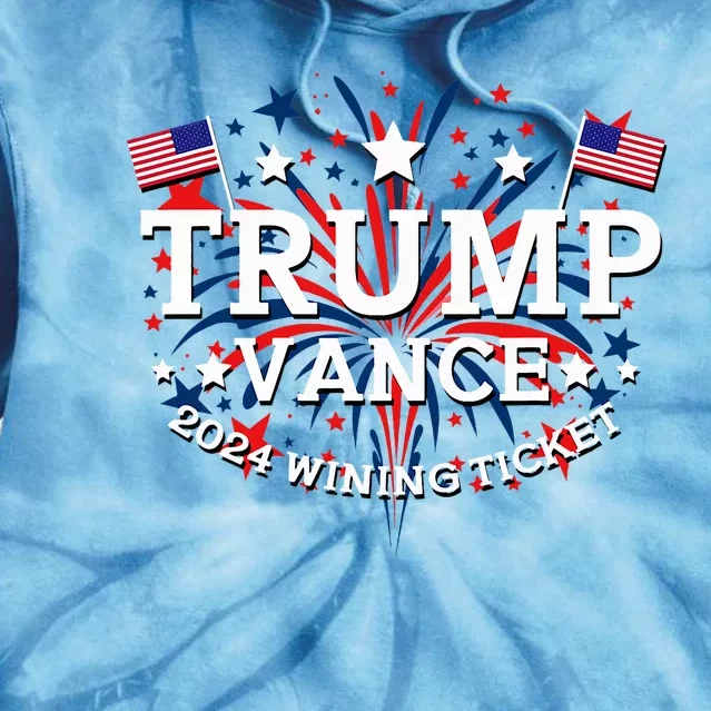 Donald Trump Won 2024 Election Inauguration Tie Dye Hoodie