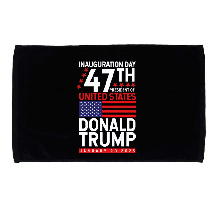 Donald Trump Won 2024 Election Inauguration Microfiber Hand Towel