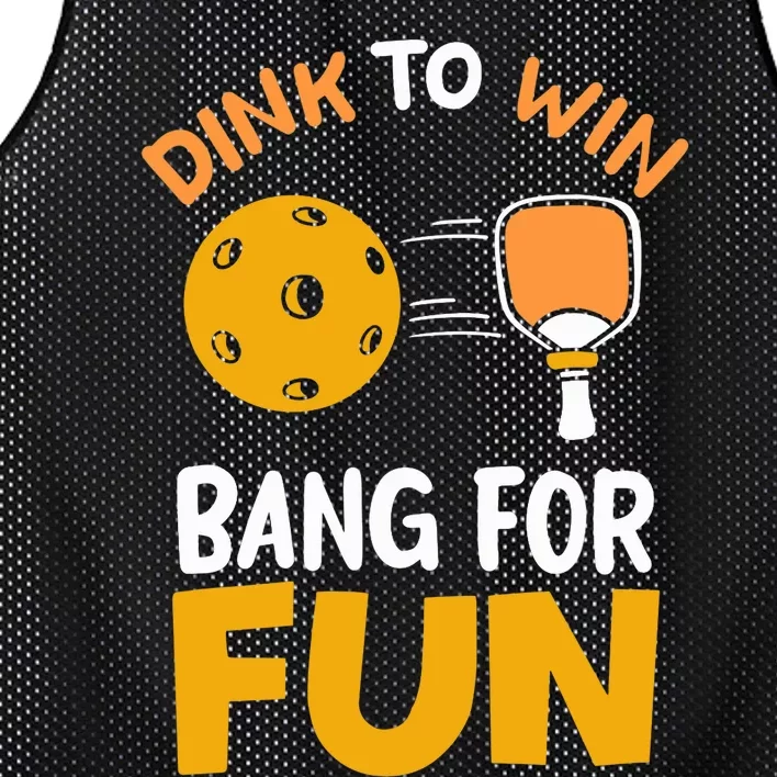 Dink To Win Bang For Fun Mesh Reversible Basketball Jersey Tank