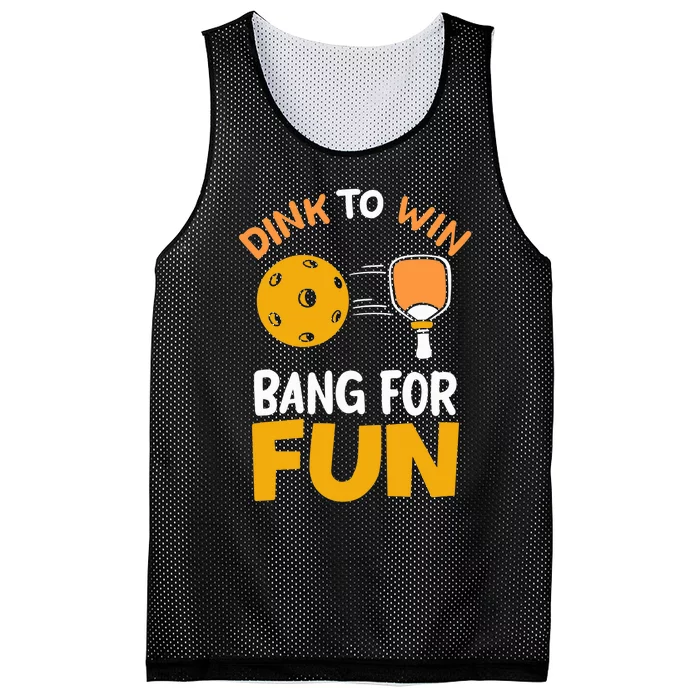 Dink To Win Bang For Fun Mesh Reversible Basketball Jersey Tank