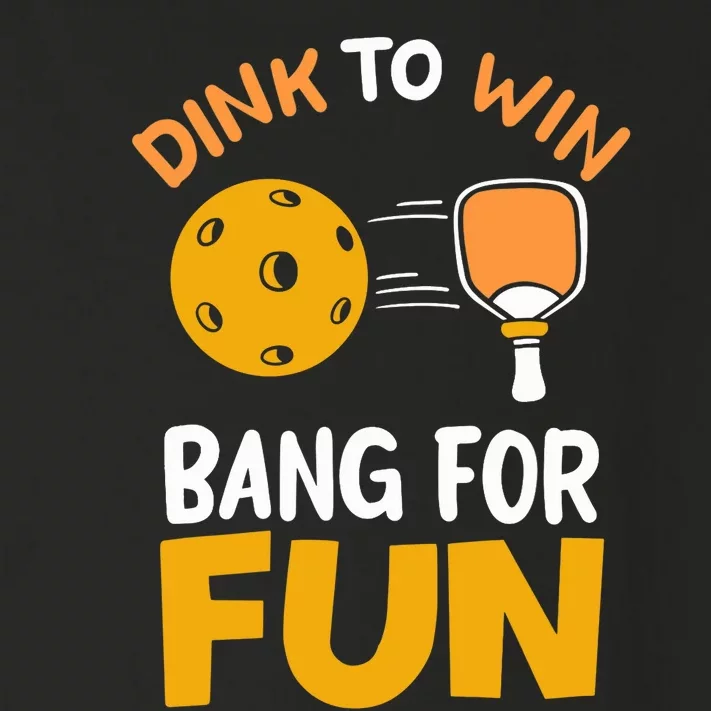 Dink To Win Bang For Fun Toddler Long Sleeve Shirt