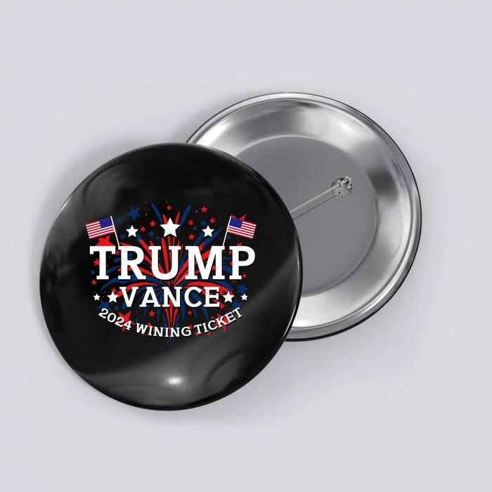 Donald Trump Won 2024 Election Inauguration Button